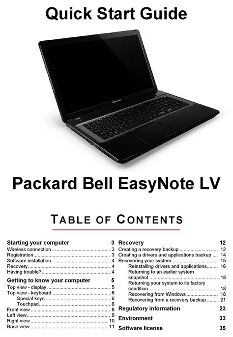 easynote lv|PACKARD BELL EASYNOTE LV USER MANUAL Pdf .